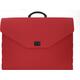 Τσάντα σχεδίου πλαστική 32x43x5cm με χερούλι κόκκινη